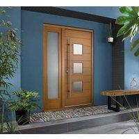 JCI Ultimate Oak Door Frame with Single Side Lite - 2079mm x 1583mm