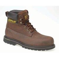 Caterpillar CAT Holton SB Safety Boot - Brown Size 12