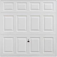 Garador Beaumont White Framed Retractable Garage Door - 2286 x 2134mm