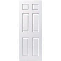 Wickes Lincoln White Smooth Moulded 6 Panel FD30 Internal Fire Door - 1981 x 686mm