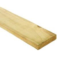 Wickes Treated Sawn Timber - 22 x 100 x 3000mm