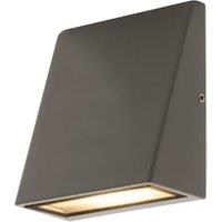 Luceco LED Grey Exterior Wedge Wall Light - 3W