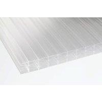 25mm Clear Multiwall Polycarbonate Sheet - 2500 x 2100mm