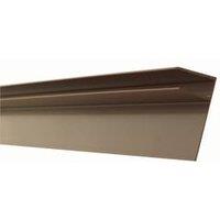 25mm PVC Side Flashing - Brown 6m