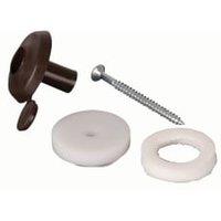 25mm Fixing Buttons - Brown Pack of 10