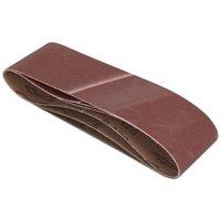 Wickes Fine 75 x 533mm Sanding Belts - Pack of 3