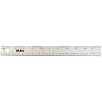 Wickes General Purpose Aluminium Rule - 300mm