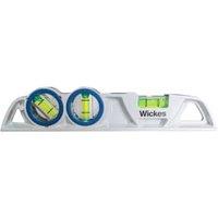 Wickes Professional Magnetic Aluminium Spirit Level - 250mm