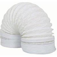 Manrose PVC White Duct - 100mm x 3m
