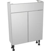 Wickes Vienna Grey Compact Vanity Unit - 600 x 735mm