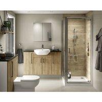 Wickes Gloss White Plinth for Vienna Oak Units - 2.5m