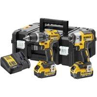 DEWALT DCK266M2T 18V XR 2 x 4.0Ah Cordless Brushless Hammer Drill and Impact Driver Twin Kit