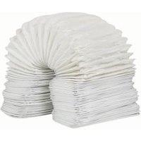Manrose PVC White Rectangular Flexible Ducting - 110 x 54mm x 3m