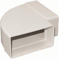 Manrose PVC Grey 90 Horizontal Bend Rectangle - 110 x 54mm