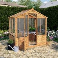 Mercia Wooden Apex Greenhouse - 4 x 6ft