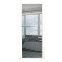 Spacepro 1 Panel Shaker White Frame Mirror Door - 610mm