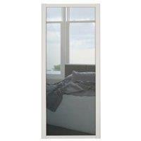 Spacepro 1 Panel Shaker Cashmere Frame Mirror Door - 914mm