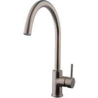 Wickes Fiora Monobloc Kitchen Sink Mixer Tap - Brushed Nickel
