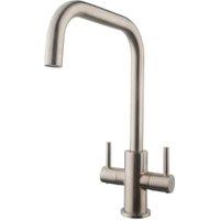Wickes Vittoria Monobloc Kitchen Sink Mixer Tap - Brushed Nickel