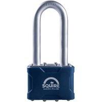 Squire Long Shackle Laminated Double 4 Pin Locking Padlock - 50mm