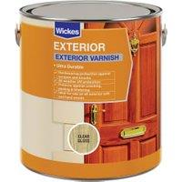 Wickes Exterior Gloss Varnish - Clear - 750ml