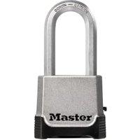Master Lock Excell Heavy Duty Padlock Key & Combination with Extra Long Shackle