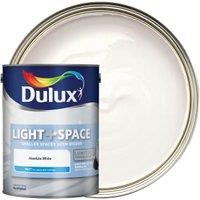 Dulux Light+ Space Matt Emulsion Paint - Absolute White - 5L
