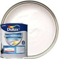 Dulux Weathershield Gloss Paint - Pure Brilliant White - 750ml