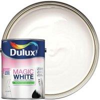 Dulux Magic White Silk Emulsion Paint - Pure Brilliant White - 5L