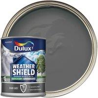 Dulux Weathershield Quick Dry Undercoat Paint - Dark Grey - 750ml