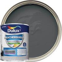 Dulux Weathershield Quick Dry Satin Paint - Gallant Grey - 750ml