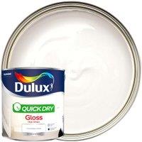 Dulux Quick Dry Gloss Paint - Pure Brilliant White - 2.5L