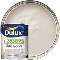 Dulux Quick Dry Satinwood Paint - Egyptian Cotton - 750ml