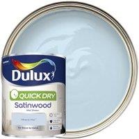 Dulux Quick Dry Satinwood Paint - Mineral Mist - 750ml