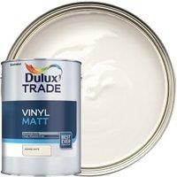 Dulux Trade Vinyl Matt Emulsion Paint - Jasmine White - 5L