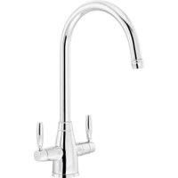Abode Upton Dual Lever Monobloc Sink Tap - Chrome