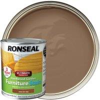 Ronseal Ultimate Protection Hardwood Garden Furniture Stain - English Oak - 750ml