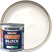 Ronseal One Coat Stain Block - White - 2.5L