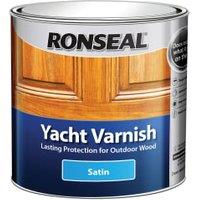 Ronseal Satin Yacht Varnish - Clear - 2.5L