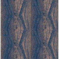 Boutique Vermeil Stripe Blue Decorative Wallpaper - 10m