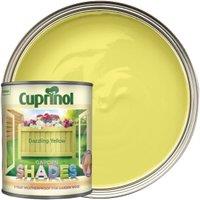 Cuprinol Garden Shades Matt Wood Treatment - Dazzling Yellow - 1L
