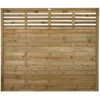 Forest Garden Pressure Treated Kyoto Fence Panel - 1800 x 1500mm - 6 x 5ft - Pack of 5