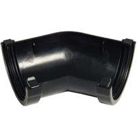FloPlast 76mm Black MiniFlo Gutter Angle - 135