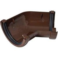 FloPlast 76mm Brown MiniFlo Gutter Angle - 135