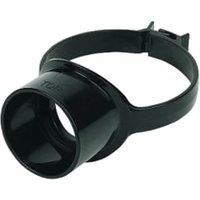 FloPlast 110mm Black Soil Pipe Strap on Pipe Connector