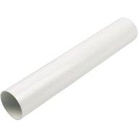 FloPlast OS01W White Overflow System Pipe - 21.5mm x 3m