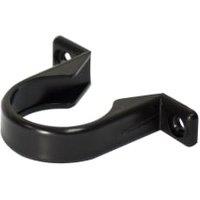 FloPlast WP34B Push-fit Waste Pipe Clips - Black 32mm Pack of 3