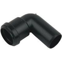 FloPlast WP27B Black Push-Fit Waste 90 Conversion Bend - 40mm