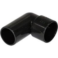 FloPlast WS26B Black Solvent Weld Waste 90 Conversion Bend - 32mm