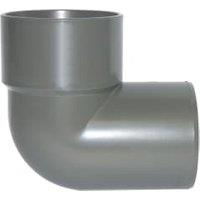 FloPlast WS27G Grey Solvent Weld Waste 90 Conversion Bend - 40mm
